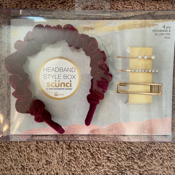 NWT headband & Bobby pins scunci gift set - Picture 1 of 4